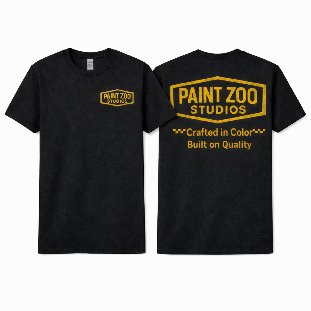 Crafted Tee – Paint Zoo Studios