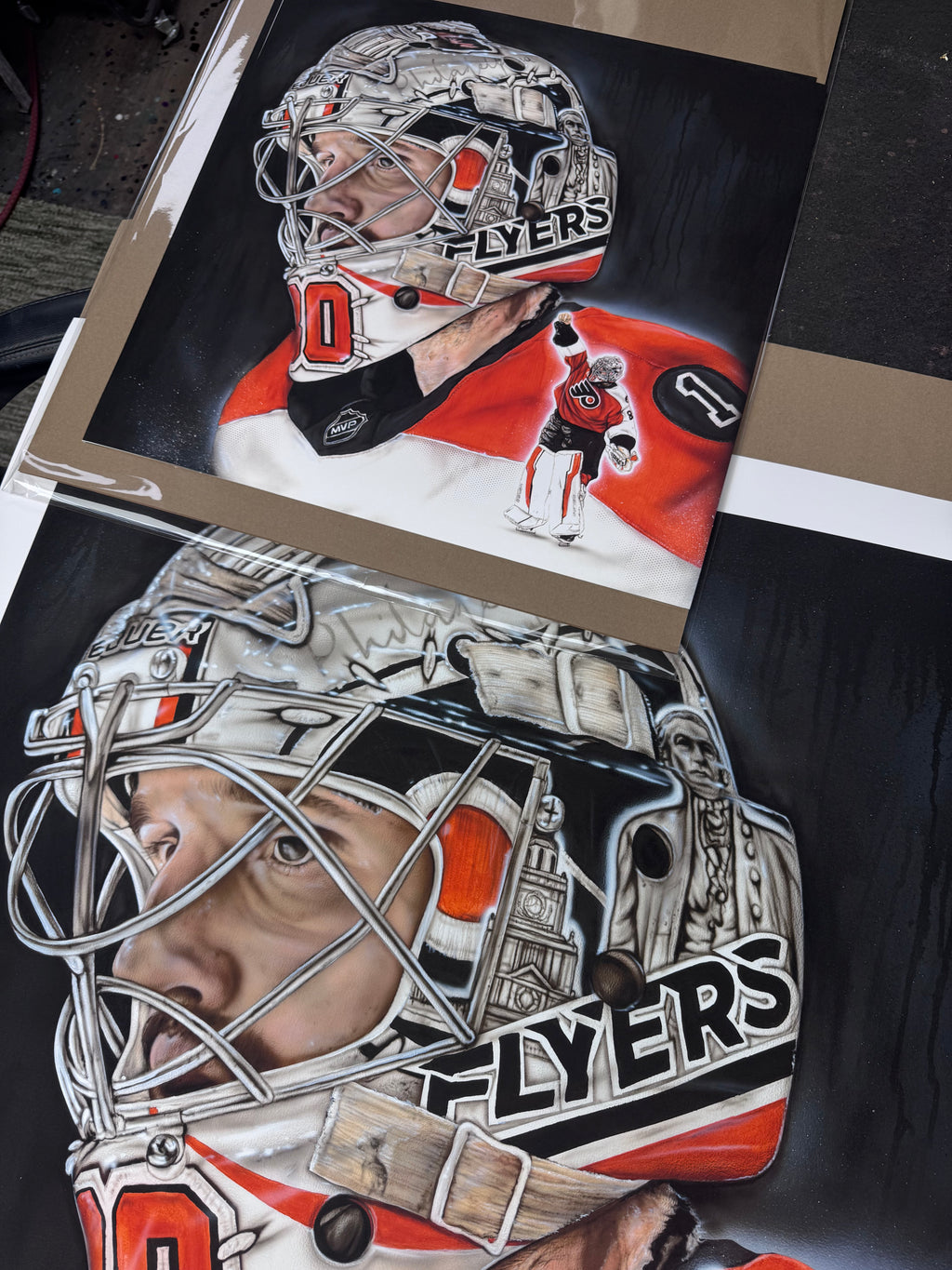 Philadelphia Flyers Dan Vladar “MVP Edition” Print