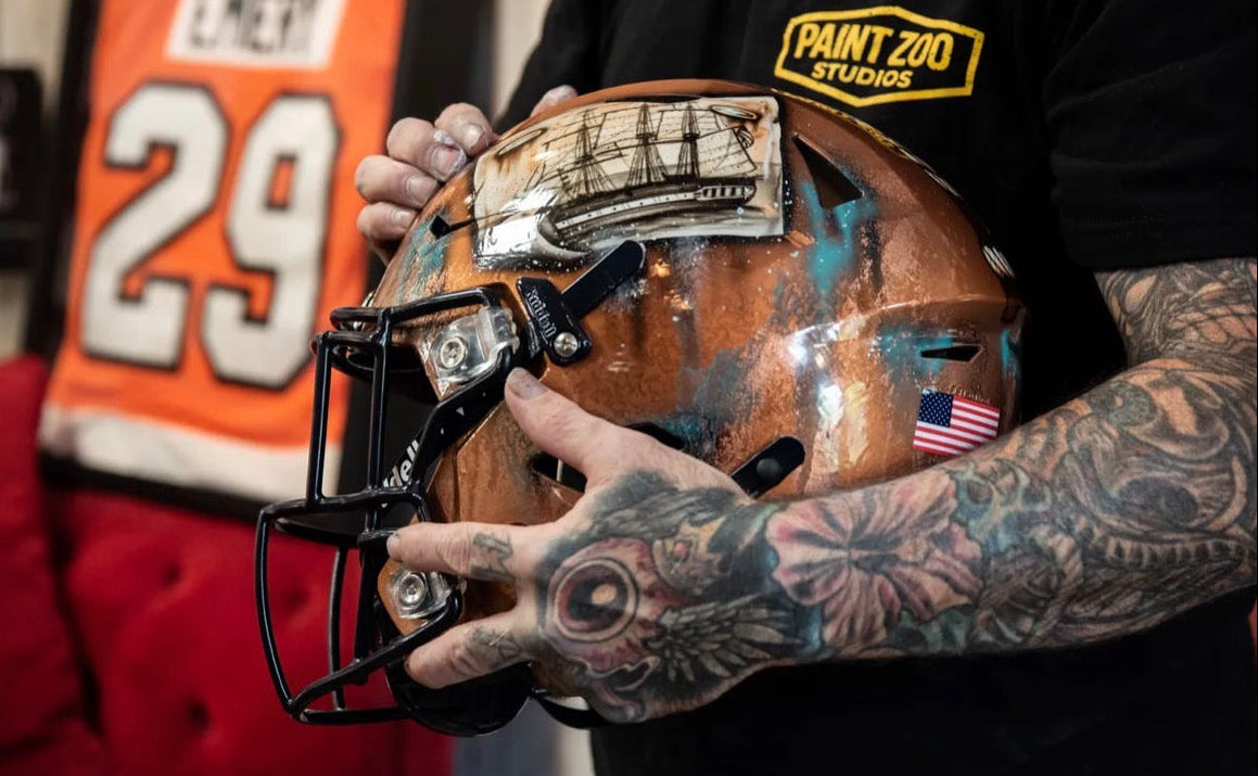 custom painting for football helmets Order: Helmet Design - Send-In Your Own Compa ARMORI STEELE What Are The Different Types