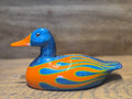 Hand-Painted Custom Flame Decoy Duck