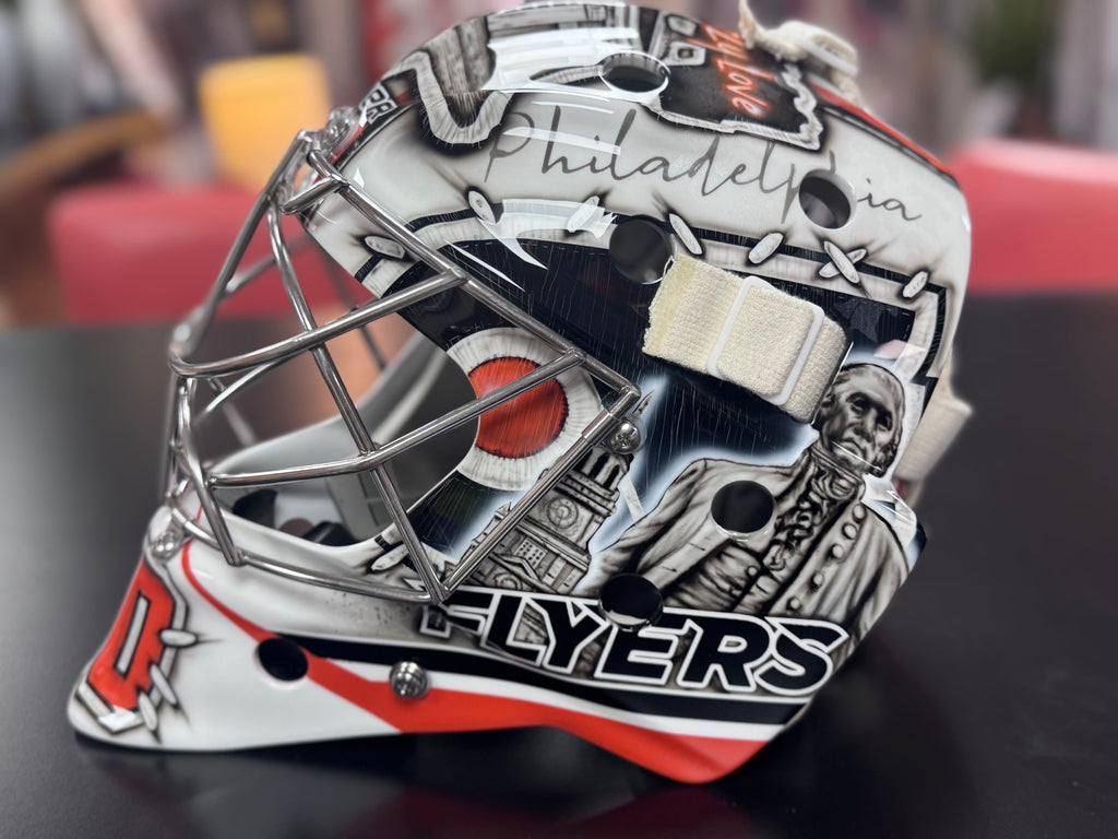 Dan Vladar Signed Goalie Mask - Hand Painted Limited Edition