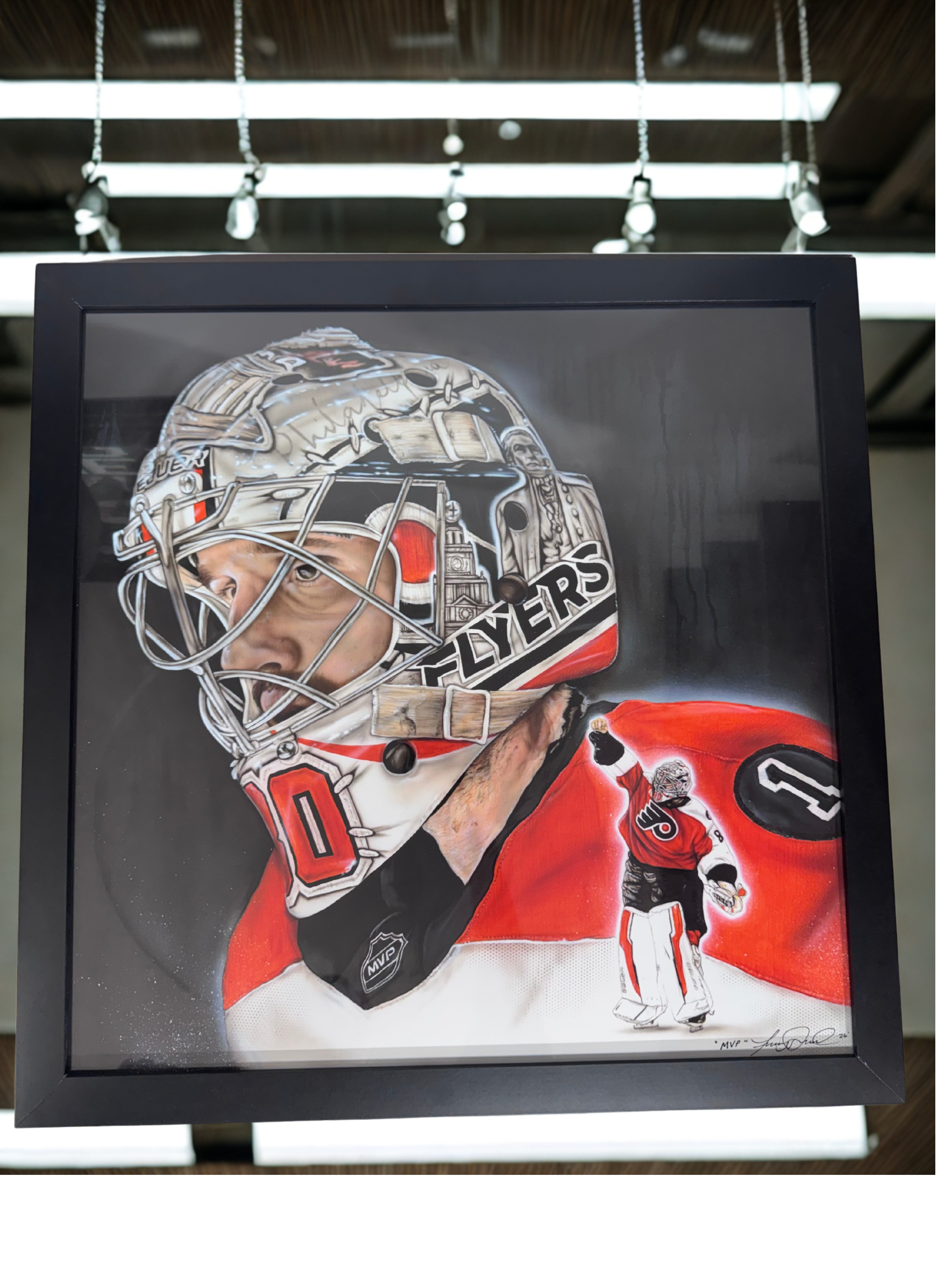 Philadelphia Flyers Dan Vladar “MVP Edition” Fine Art Print 20x20