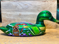 Hand-Painted Tropical Kustom Decoy Duck